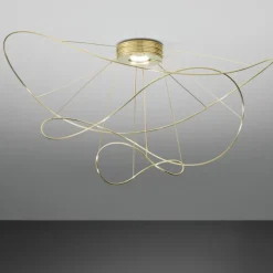 Hoops PL3 złoty - Axo Light - plafon