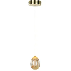 Huelto I gold - Italux - lampa wisząca nowoczesna