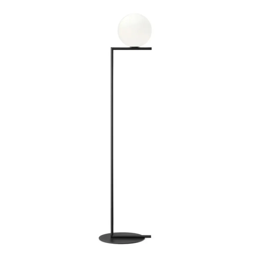 Ic F1 H135 czarny - Flos - lampa podłogowa