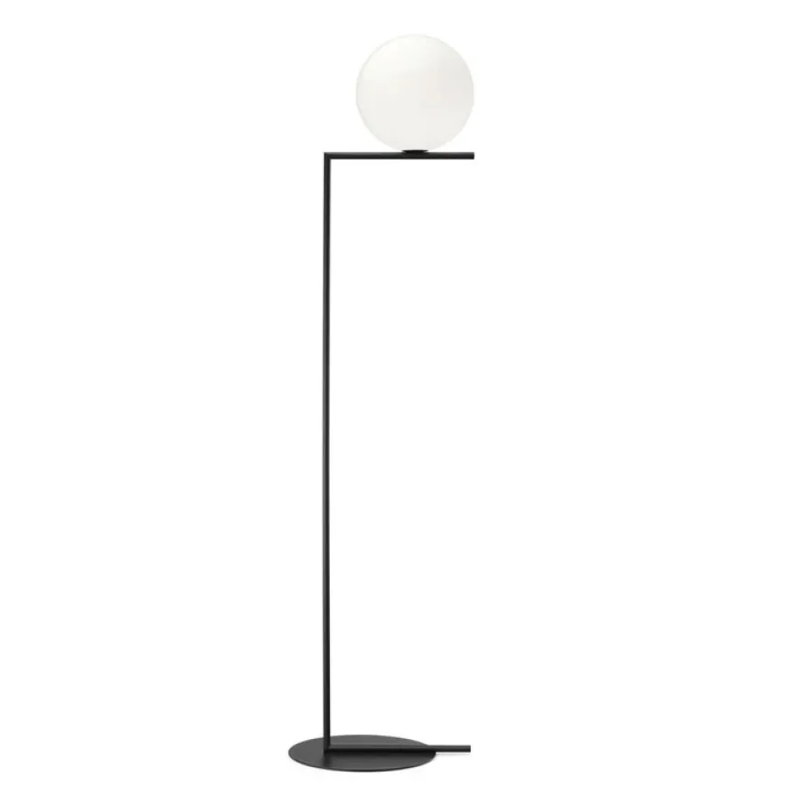 Ic F2 H185 czarny - Flos - lampa podłogowa