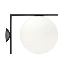Ic W1 L28 czarny - Flos - lampa ścienna