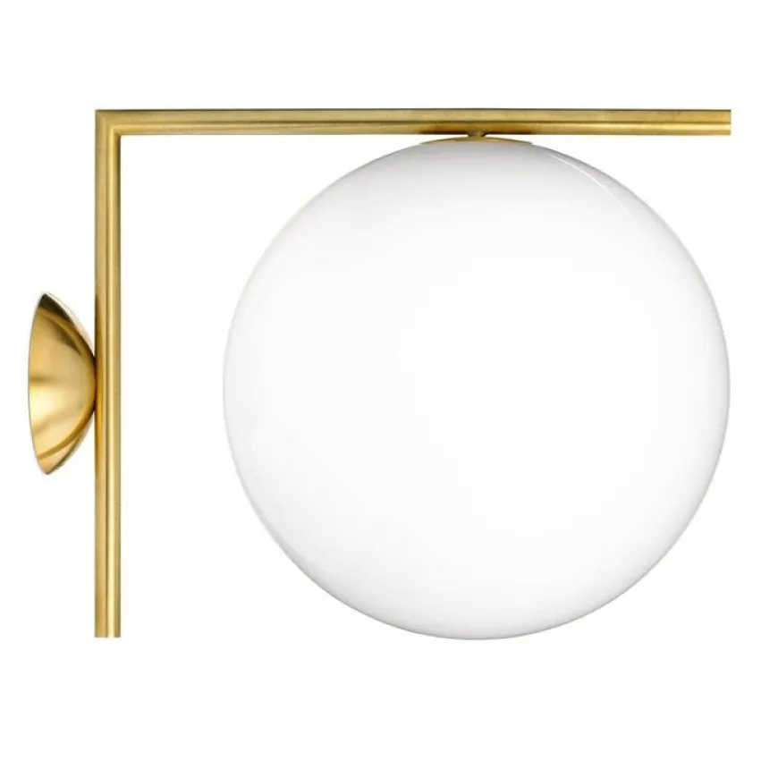 Ic W2 L38 mosiądz - Flos - lampa ścienna