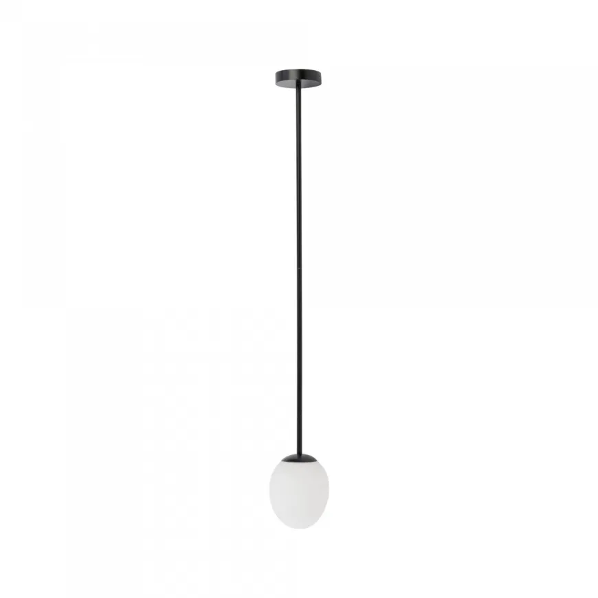 Ice Egg A Black - Nowodvorski - lampa sufitowa łazienkowa