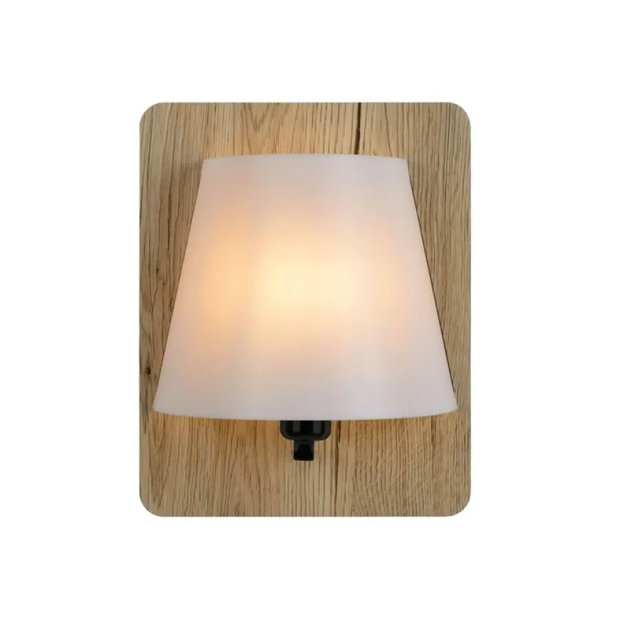 Idaho H25 drewno - Lucide - lampa ścienna