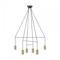 Imbria Brass Vi L130 - Nowodvorski - lampa wisząca nowoczesna