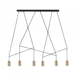 Imbria Brass Vi L135 - Nowodvorski - lampa wisząca nowoczesna