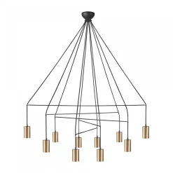 Imbria Brass X - Nowodvorski - lampa wisząca nowoczesna