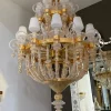 Imperiale - żyrandol z 24k złotem ręcznie wykonany ze szkła dmuchanego Murano