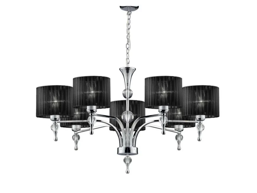 Impress 7 Black - Azzardo - lampa wisząca