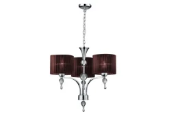 Impress 3 Brown - Azzardo - lampa wisząca