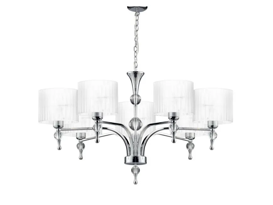 Impress 7 White - Azzardo - lampa wisząca
