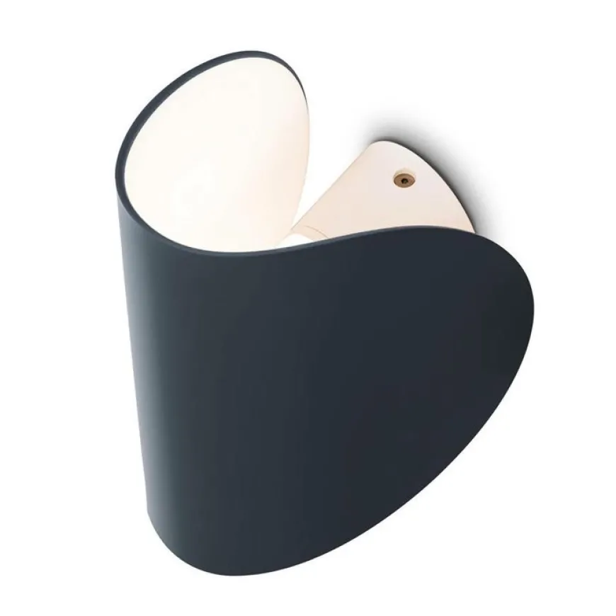 Io H16,5 szary grafit - Fontana Arte - lampa ścienna