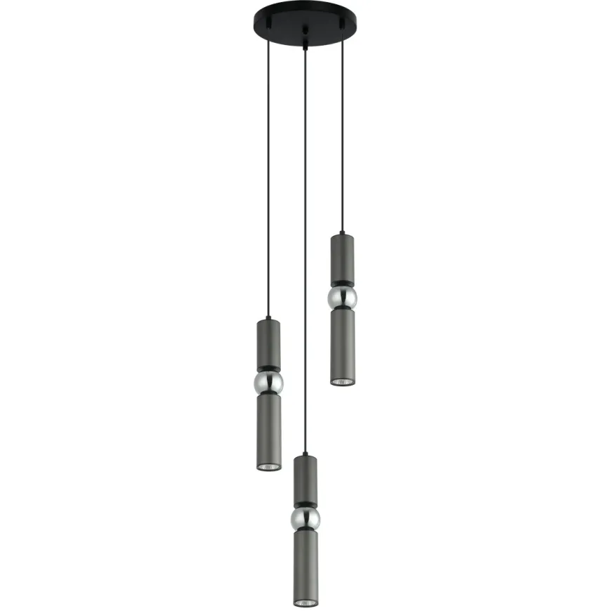 Isidora III szary - Italux - lampa wisząca