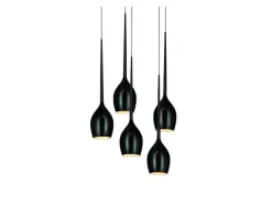 Izza 5 Black - Azzardo - lampa wisząca