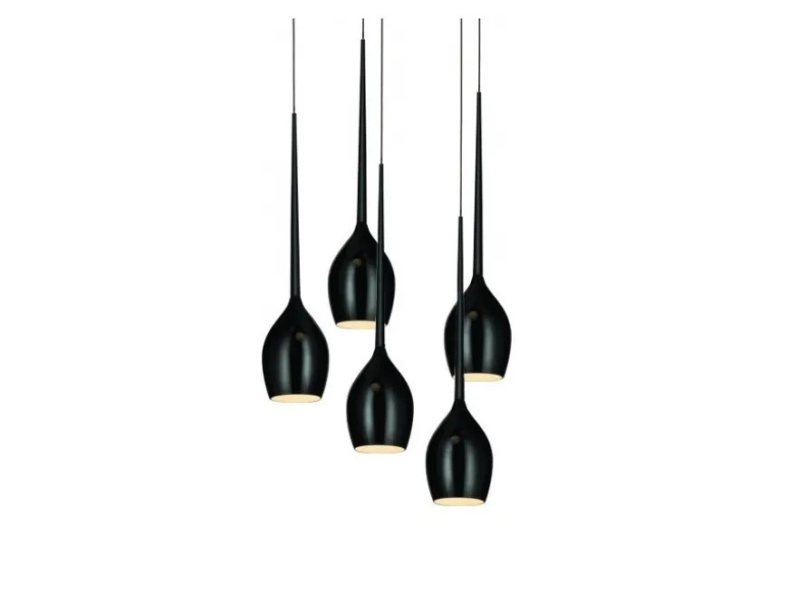 Izza 5 Black - Azzardo - lampa wisząca