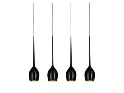 Izza 4 Black - Azzardo - lampa wisząca