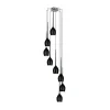 Izza 8 Black - Azzardo - lampa wisząca