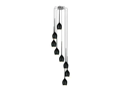 Izza 8 Black - Azzardo - lampa wisząca
