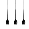 IZZA 3 SHINY BLACK - Azzardo - lampa wisząca