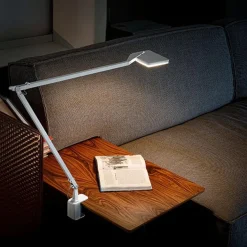 Jackie biały - Panzeri - lampa biurkowa z klipsem