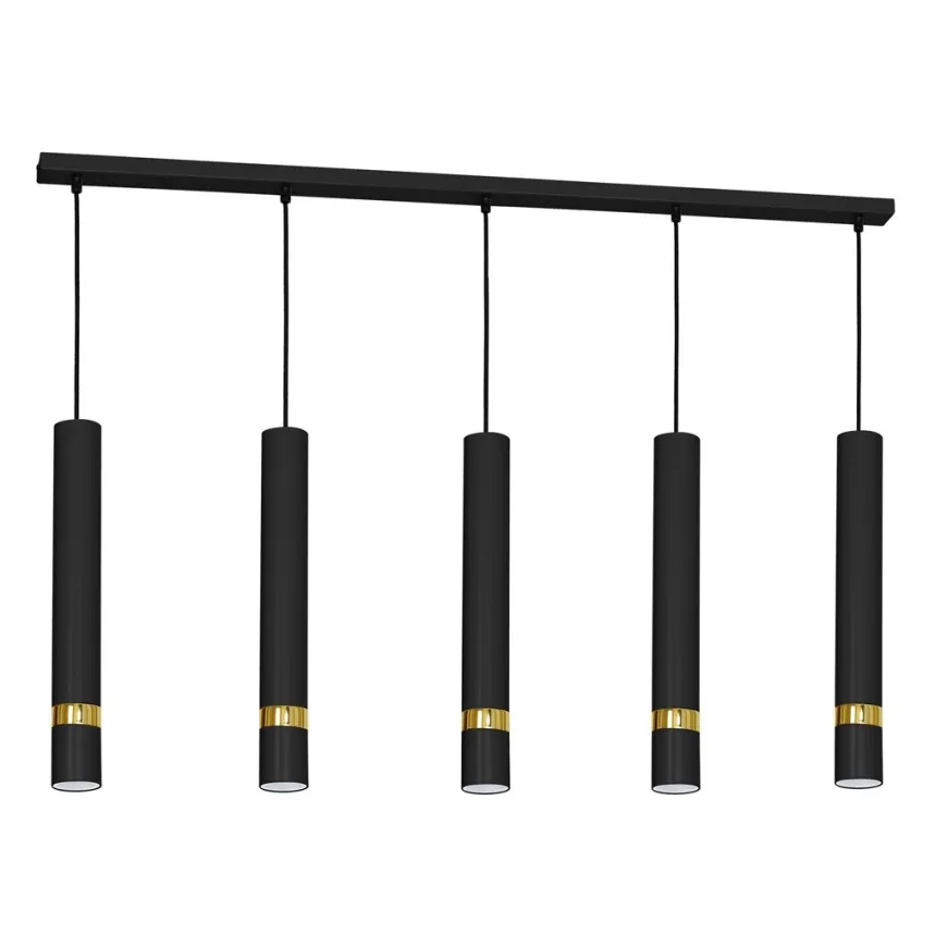 Joker Black-Gold V - Milagro - lampa wisząca nowoczesna