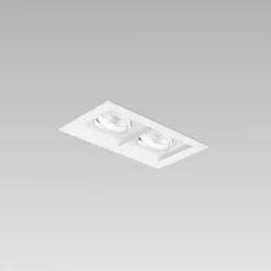 Karo 80 2 lamps square trim biały - XAL - oprawa wpuszczana