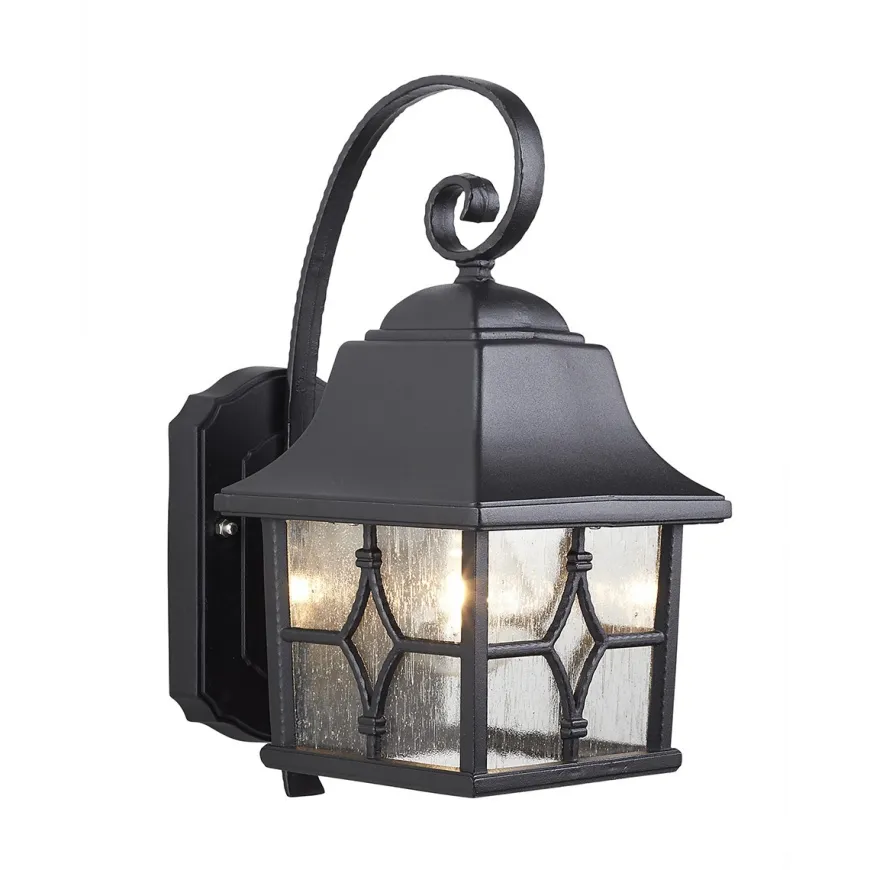 Kent Black - Elstead Lighting - kinkiet ogrodowy