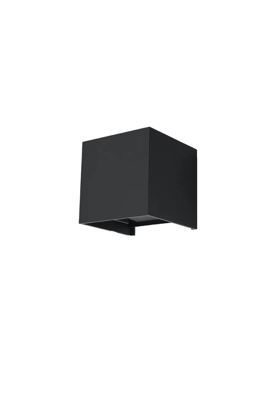Kinkiet LUCA czarny LED IP54 - Sollux