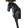 Koń Horse Stand M Czarna - King Home - lampa podłogowa