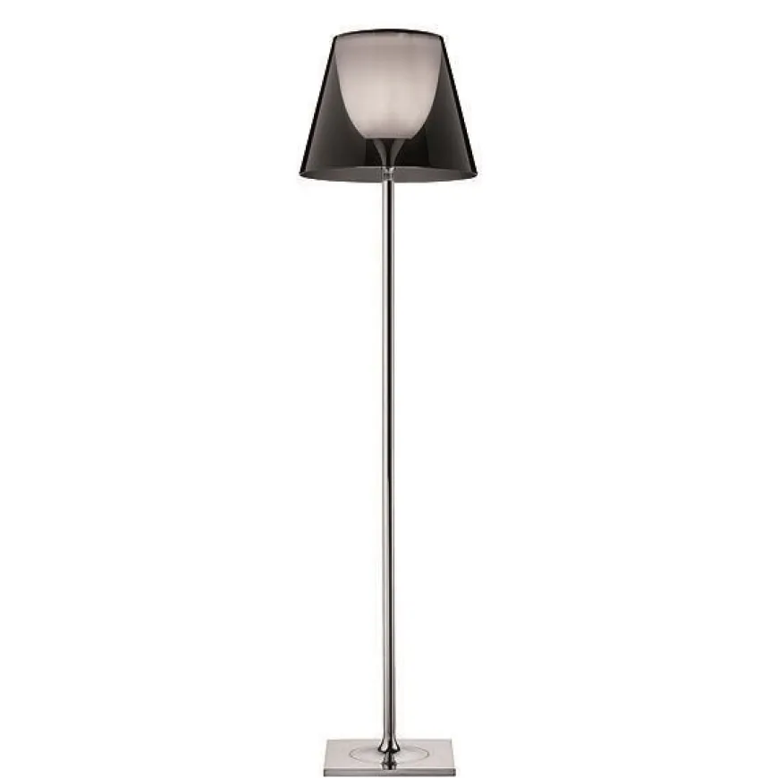 Ktribe F2 H162 chrom, dymiony - Flos - lampa podłogowa