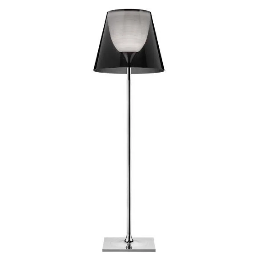 Ktribe F3 H183 chrom, dymiony - Flos - lampa podłogowa