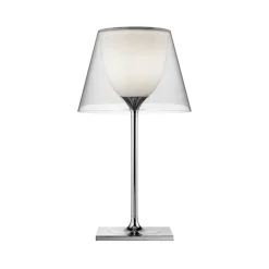 Ktribe T1 H56 chrom, przezroczysty - Flos - lampa biurkowa