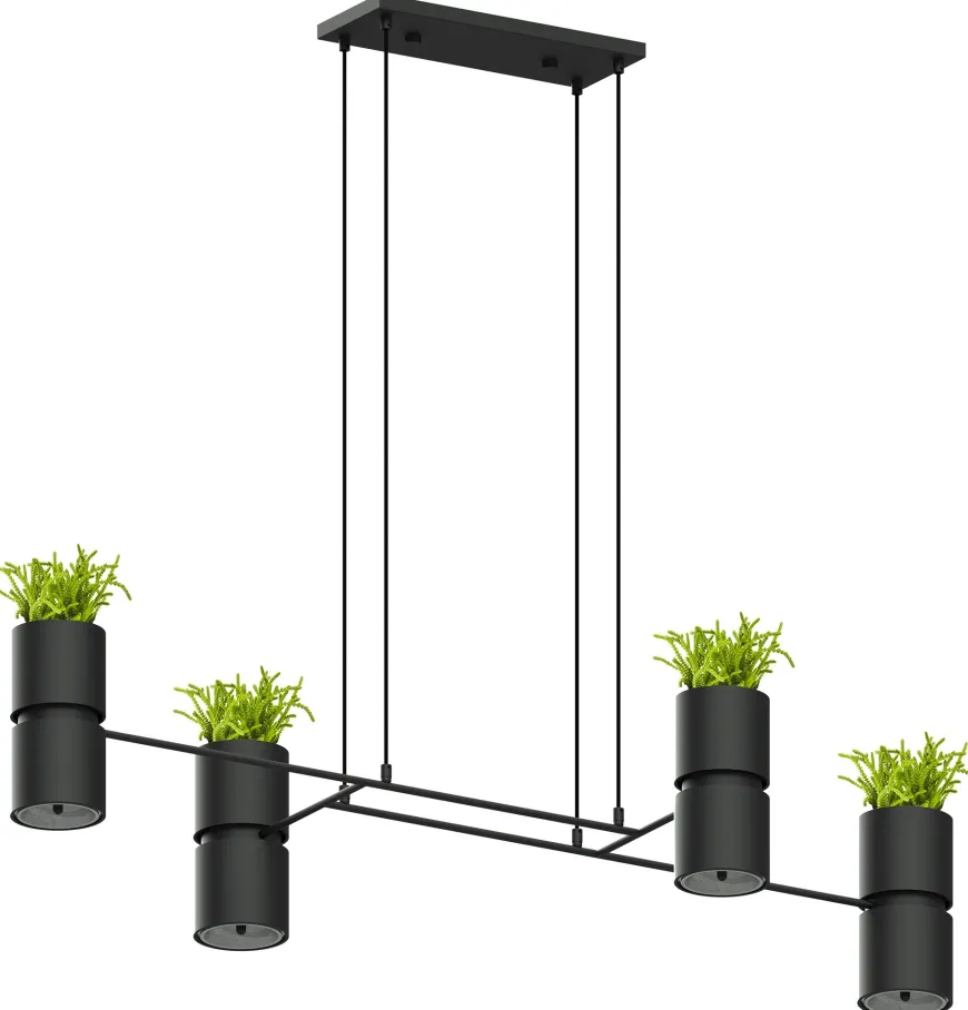 Kukkia Czarna - THORO - lampa wisząca