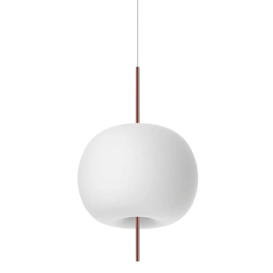 Kushi 16 Ø16 biały, miedź - KDLN - lampa wisząca