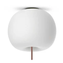 Kushi 33 Ø33 biały, miedż - KDLN - lampa sufitowa