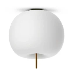 Kushi 33 Ø33 biały, złoty mosiądz - KDLN - lampa sufitowa