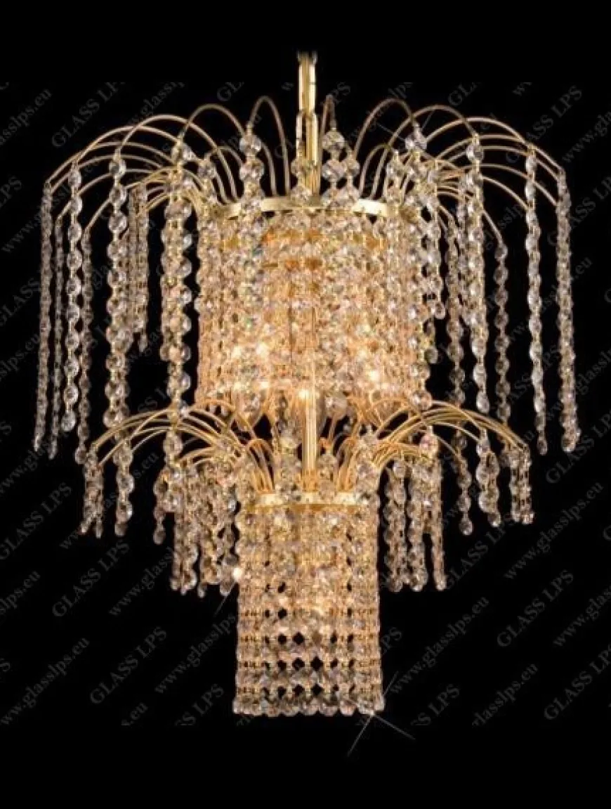 L15 775/04/6 - Glass LPS - lampa wisząca kryształowa
