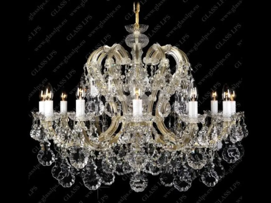 L14 003/12/2 - Glass LPS - lampa wisząca kryształowa