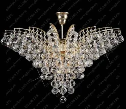 L17 555/11/4 - Glass LPS - lampa wisząca kryształowa