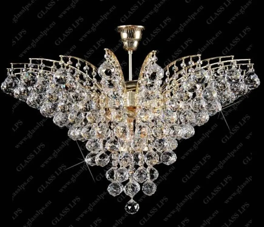 L17 555/11/4 - Glass LPS - lampa wisząca kryształowa