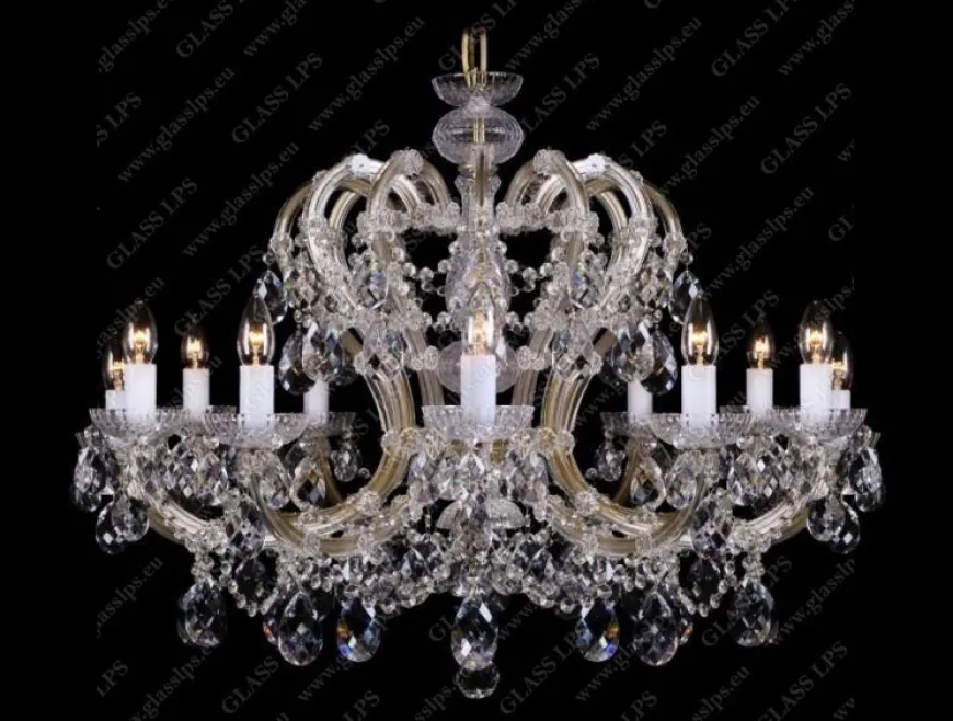 L14 003/12/1 - Glass LPS - lampa wisząca kryształowa