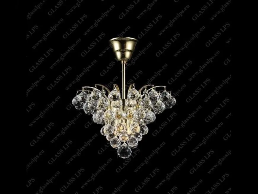 L17 555/02/4 - Glass LPS - lampa wisząca kryształowa