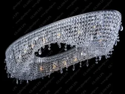 L17 292/16/1, 1-A, 3; Ni - Glass LPS - kryształowa lampa sufitowa