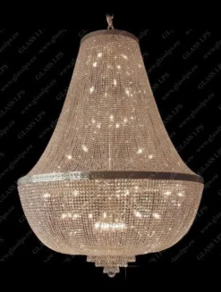 L15 571/20/3; F 1 floor - Glass LPS - kryształowy żyrandol