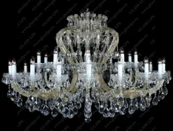 L14 006/30/1; F 2 floor - Glass LPS - kryształowy żyrandol