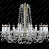 L11 007/12/4, F 1 floor - Glass LPS - lampa wisząca kryształowa