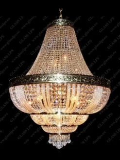 L15 575/15/3; F 3 floor, arms - Glass LPS - kryształowy żyrandol