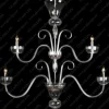 L11 901/04/0; F 2 floor, flat, SILVER - Glass LPS - kryształowy żyrandol