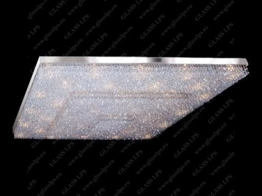L17 250/36/6; F 3 floor, Ni - Glass LPS - kryształowa lampa sufitowa