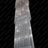 L15 644/52/6; F 3 floor, Ni - Glass LPS - kryształowa lampa sufitowa